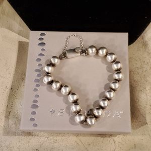 Silpada sterling silver bead bracelet